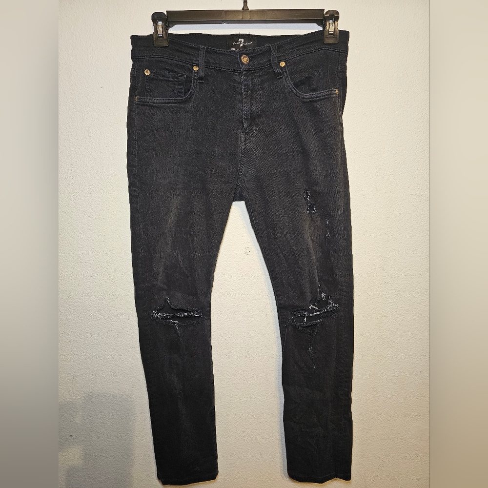 Seven7 luxe performance paxtyn jeans men's 32 distressed